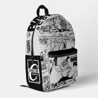 Classic PUDGY PIG Backpack Bedruckter Rucksack