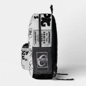 Classic PUDGY PIG Backpack Bedruckter Rucksack (Rechts)