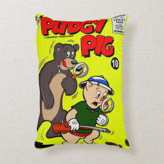 Classic PUDGY PIG Comic Pillow Dekokissen