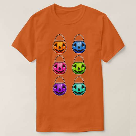 Classic Pumpkin Buckets TShirt (Design vorne)