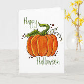 Classic Pumpkin Grußkarte Karte (Gelbe Blume)