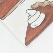 Classic Pumpkin Pie Slice Erntedank Dinner Food Fleecedecke (Ecke)