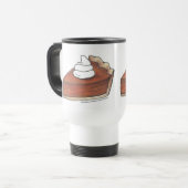 Classic Pumpkin Pie Slice Erntedank Dinner Food Reisebecher (Vorderseite Links)