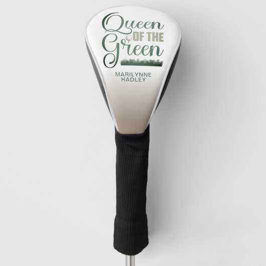 Classic Queen of the Green Golf Headcover (Vorderseite)
