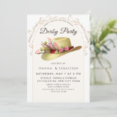 Classic Race Day Celebration Einladung (Stehend Vorderseite)