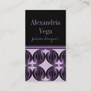 Classic Radiance Business Card, Lila Visitenkarte