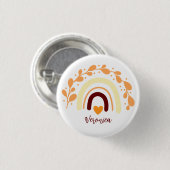 CLASSIC RAINBOW BOHO BUTTON (Vorne & Hinten)