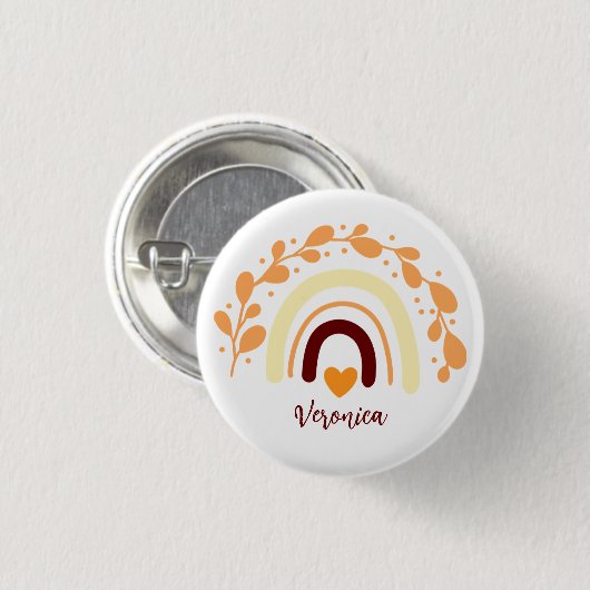 CLASSIC RAINBOW BOHO BUTTON (Vorne & Hinten)