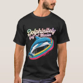 Classic Rainbow Funny Dolphin Gulf of Mexico T-Shirt (Vorderseite)