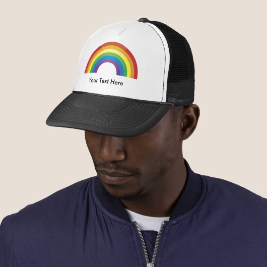 Classic Rainbow Hats - Custom Personalisiert Truckerkappe (Beispiel)