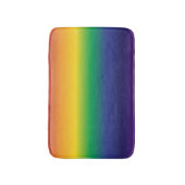 Classic Rainbow Primäre helle Farben Badematte (Vorderseite Vertikal)