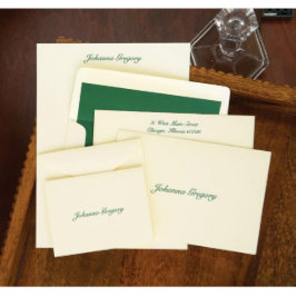 Classic Raised Ink Stationery Set Wardrobe