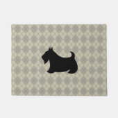 Classic Raute Scottish Terrier Doormat Fußmatte (Vorderseite)