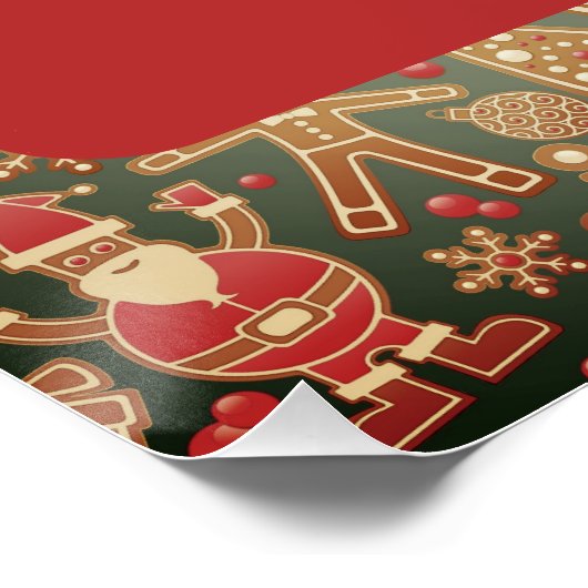 Classic Reading Santa, Santa Claus Besuchszeiten Poster (Ecke)