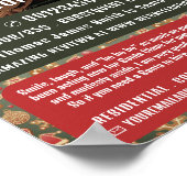 Classic Reading Santa, Santa Claus Entertainer Poster (Ecke)