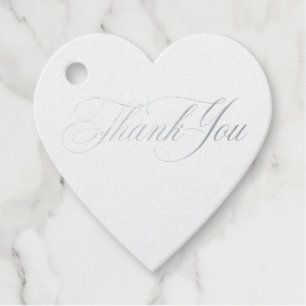 Classic Real Foil Elegante Wedding Favor Tags
