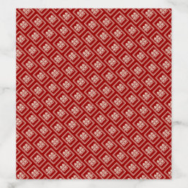 Classic Rectangle Double Happiness Chinese Wedding