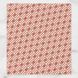 Classic Rectangle Double Happiness Chinese Wedding