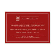 Classic Rectangle Double Happiness Chinese Wedding