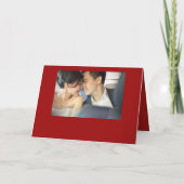 Classic Rectangle Double Happiness Chinese Wedding Einladung (Rückseite)