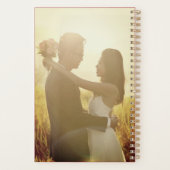 Classic Rectangle Double Happiness Chinese Wedding Planer (Rückseite)