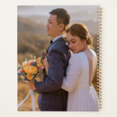 Classic Rectangle Double Happiness Chinese Wedding Planer (Rückseite)
