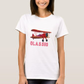 Classic Red Airplane T-Shirt (Vorderseite)