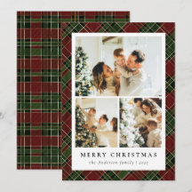 Classic Red and Green & Foto Collage Weihnachten