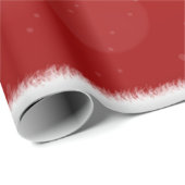 Classic Red and White Festive Merry Christmas Wrap Geschenkpapier (Rolleneckpunkt)