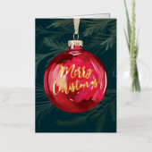 Classic Red Ball Weihnachtsbaum (Vorderseite)