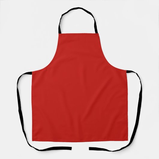 Classic Red Christmas Kitchen Cooking Apron Schürze (Vorderseite)