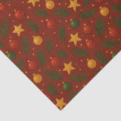 Classic Red Christmas Tissue - Weihnachtsgeschenk Seidenpapier (Detail)