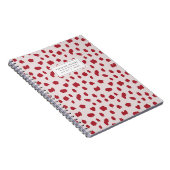 Classic Red Dalmatiner Notebook Notizblock (Rechte Seite)