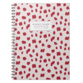 Classic Red Dalmatiner Notebook Notizblock (Vorderseite)