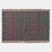 Classic Red Dark Blue Green Plaid Pattern Decke (Vorderseite)