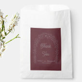 Classic Red Floral Wedding Gate Geschenktütchen