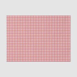 Classic Red Gingham Seidenpapier