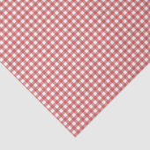 Classic Red Gingham Seidenpapier (Ausschnitt)