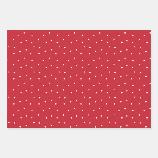 Classic Red & Green Moderne Weihnachten Geschenkpapier Set (Vorderseite 2)