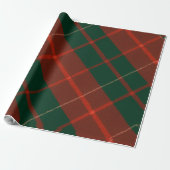 Classic Red & Green Plaid Tartan Christmas Geschenkpapier (Ungerollt)