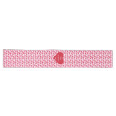 Classic Red Hearts Table Runner Love Gift Großer Tischläufer (Horizontal)