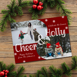 Classic Red Holly & Cheer 2 Foto Weihnachten