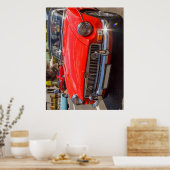 Classic Red MGB Roadster Poster (Küche)