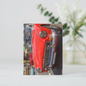 Classic Red MGB Roadster Postkarte (Stehend Vorderseite)