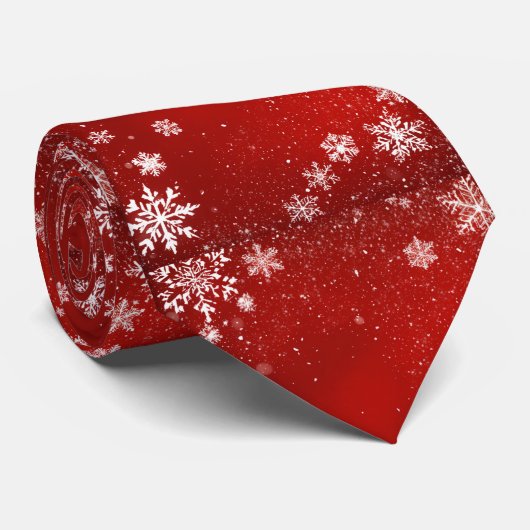 Classic Red Neck Tie. Krawatte (Gerollt)