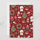 Classic Red Ornament Weihnachten (Rückseite)