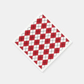 Classic Red Raute GRILLEN Picnic Summer Serviette (Ecke)