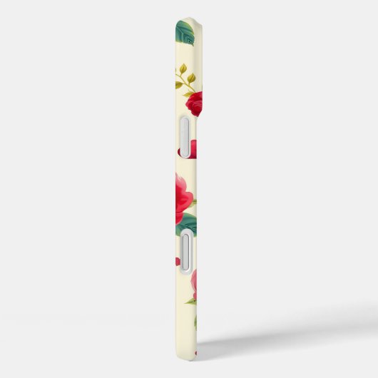 Classic Red Roses iPhone Case (Rückseite / Rechts)