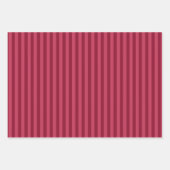 Classic Red Striped Christmas Geschenkpapier Set (Vorderseite 2)