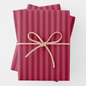 Classic Red Striped Christmas Geschenkpapier Set (Beispiel)